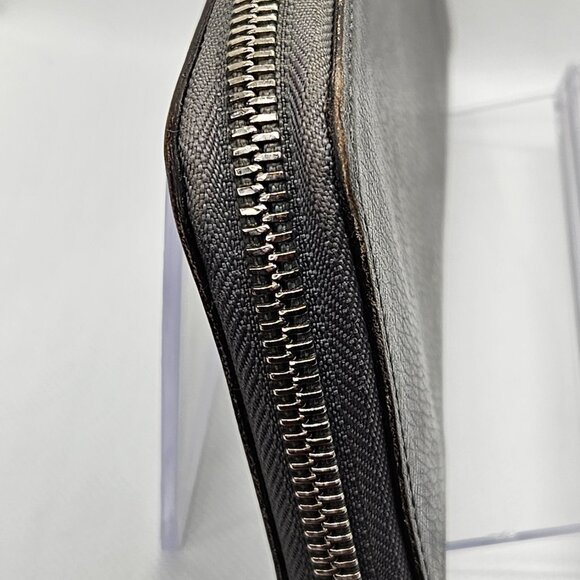 Louis Vuitton Zippy Vertical Taiga Long Wallet Ardoise - Picture 4 of 14